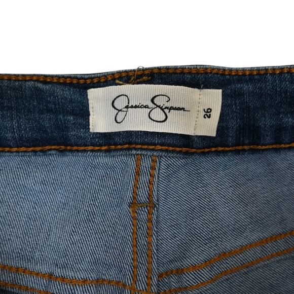 Jessica Simpson Womens 26 Flirt Straight Boot Jeans - Picture 9 of 12